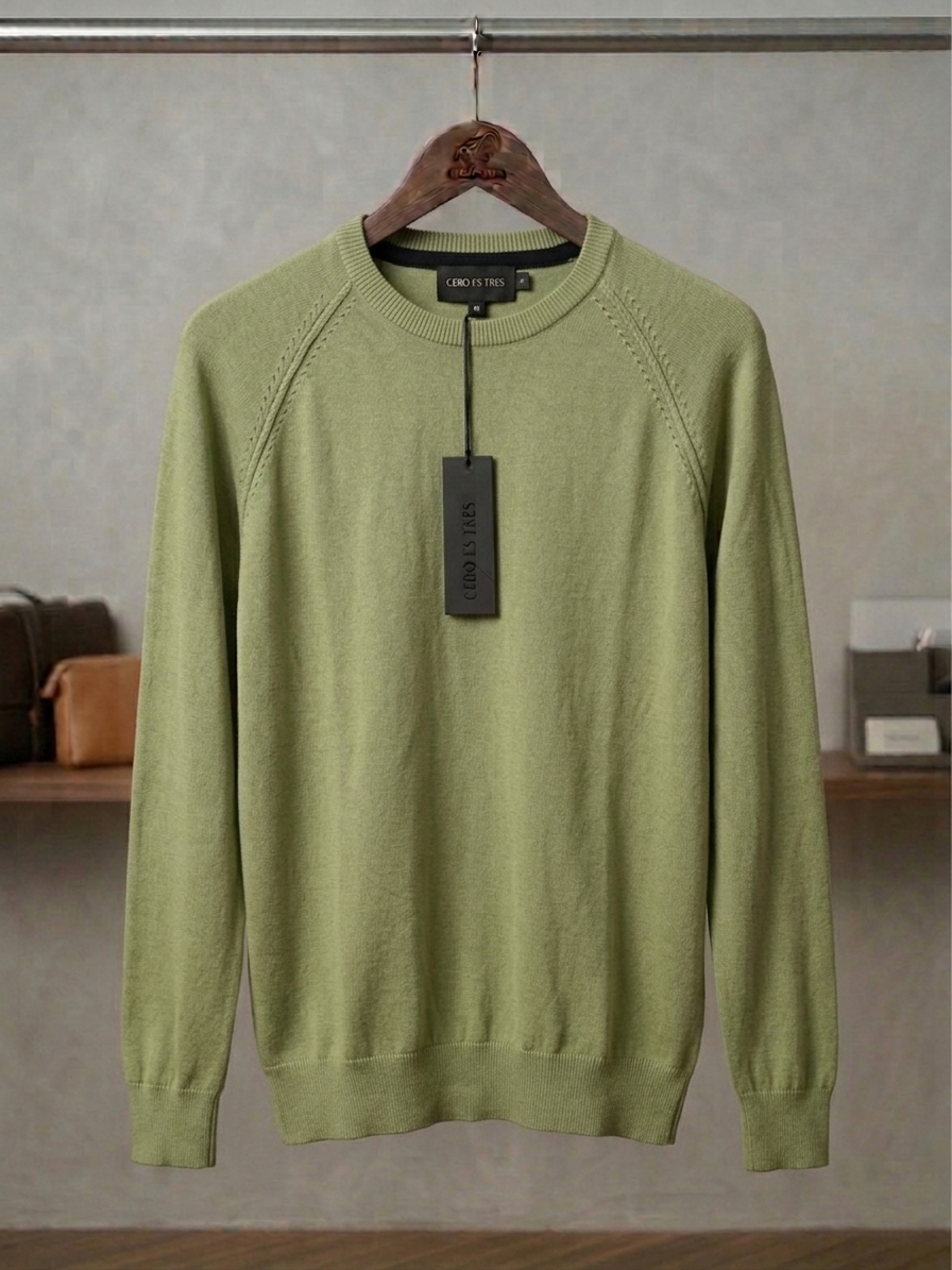 5243VE - SWEATER MALIBU VERDE